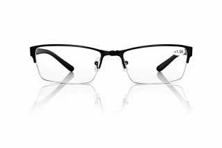 Dioptrické brýle SURGLASS DE LUXE TR-230p kovové černé +1,50 dioptrie, unisex