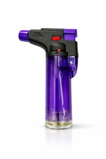 Plynový mikro hořák PROF D25, transparentní tělo, mix barev