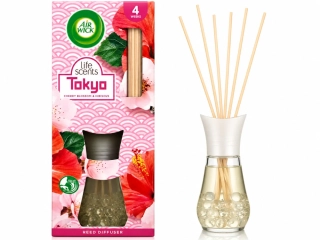 Air Wick vonné tyčinky Tokyo, Třešňový květ a ibišek 25 ml